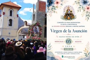 COMPAÑÍA DE MINAS BUENAVENTURA CONVOCA A LA COMUNIDAD DE OYÓN A LA SEGUNDA NOVENA EN HONOR A LA VIRGEN DE LA ASUNCIÓN