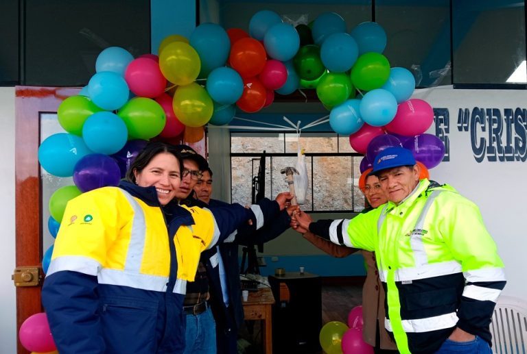 CAJAMARCA: INAUGURAN MODERNAS AULAS PEDAGÓGICAS EN LA I.E. CRISTO REY DE ALTO COIMOLACHE