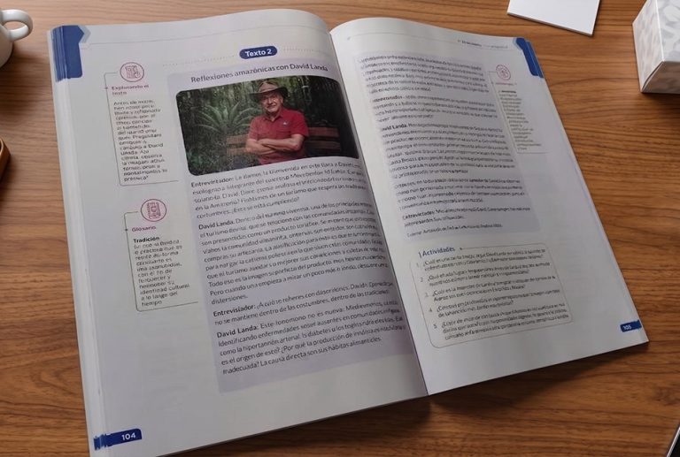 MINEDU INCORPORA CONTENIDO DE “REFLEXIONES AMAZÓNICAS” COMO RECURSO PEDAGÓGICO EN TEXTO ESCOLAR DE COMUNICACIÓN DE CUARTO DE SECUNDARIA
