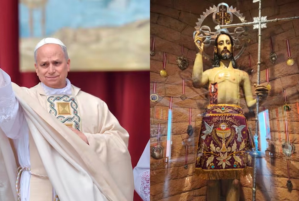 LA POBLACIÓN DE SANTA CRUZ CELEBRA FESTIVIDAD EN HONOR A SEÑOR DEL COSTADO COMO ACTIVIDAD PREVIA A LLEGADA DEL PAPA LEÓN XIV
