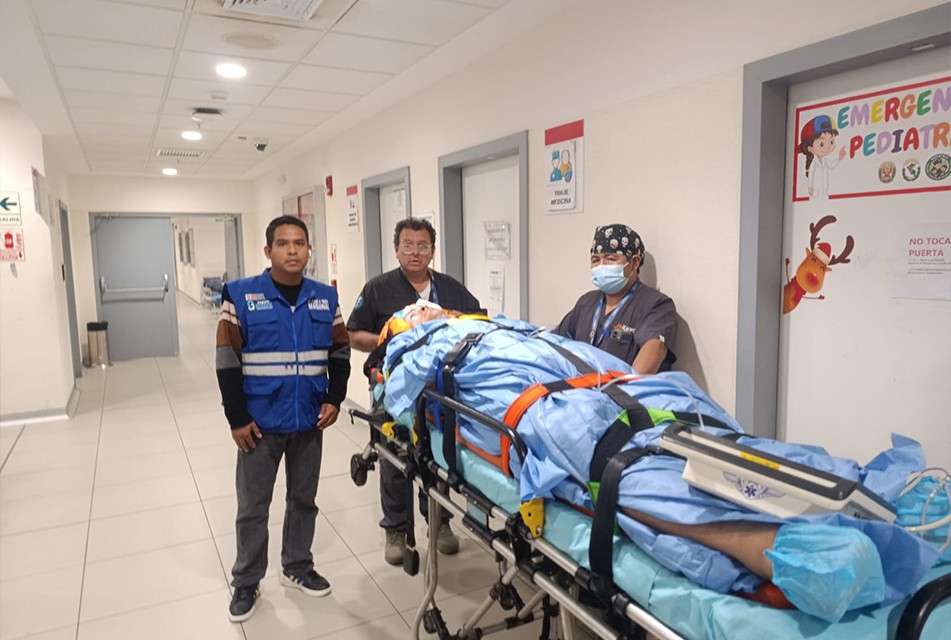 MININTER: SALUDPOL REALIZÓ TRASLADO AEROMÉDICO DE EFECTIVO POLICIAL DESDE CHICLAYO HACIA LIMA PARA GARANTIZAR ATENCIÓN ESPECIALIZADA